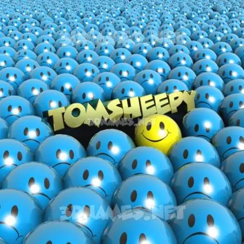tomsheepy in Special Smileys style - 3D name wallpaper tomsheepy in Special Smileys style - 3D name wallpaper