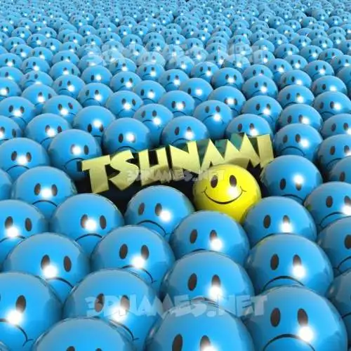 tsunami in Special Smileys style - 3D name wallpaper tsunami in Special Smileys style - 3D name wallpaper