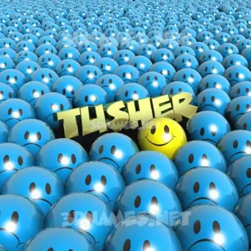 tusher in Special Smileys style - 3D name wallpaper tusher in Special Smileys style - 3D name wallpaper