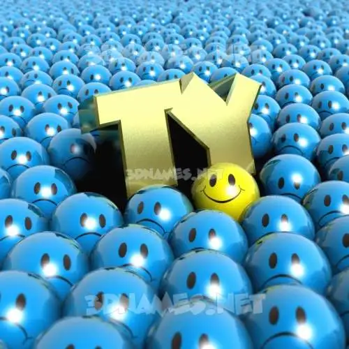 ty in Special Smileys style - 3D name wallpaper ty in Special Smileys style - 3D name wallpaper