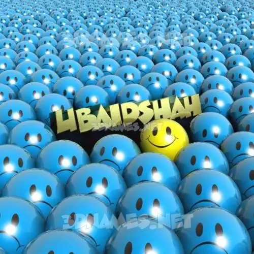 ubaidshah in Special Smileys style - 3D name wallpaper