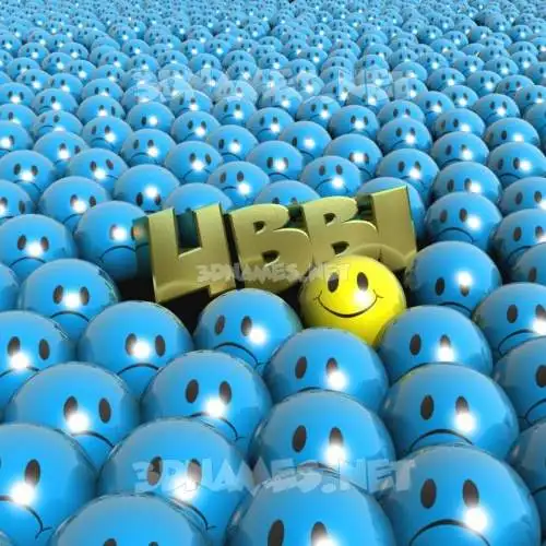 ubbi in Special Smileys style - 3D name wallpaper