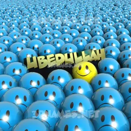 ubedullah in Special Smileys style - 3D name wallpaper ubedullah in Special Smileys style - 3D name wallpaper