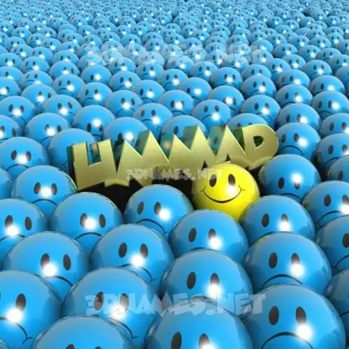 ummad in Special Smileys style - 3D name wallpaper
