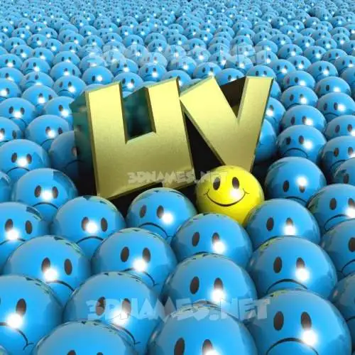 uv in Special Smileys style - 3D name wallpaper uv in Special Smileys style - 3D name wallpaper