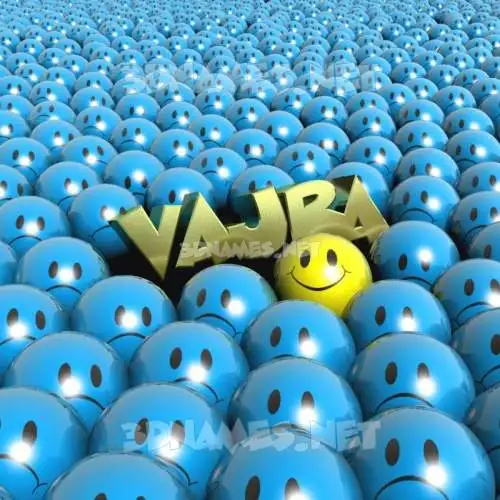 vajra in Special Smileys style - 3D name wallpaper vajra in Special Smileys style - 3D name wallpaper
