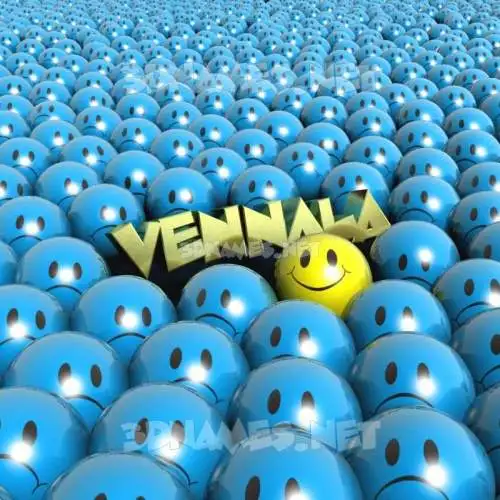 vennala in Special Smileys style - 3D name wallpaper