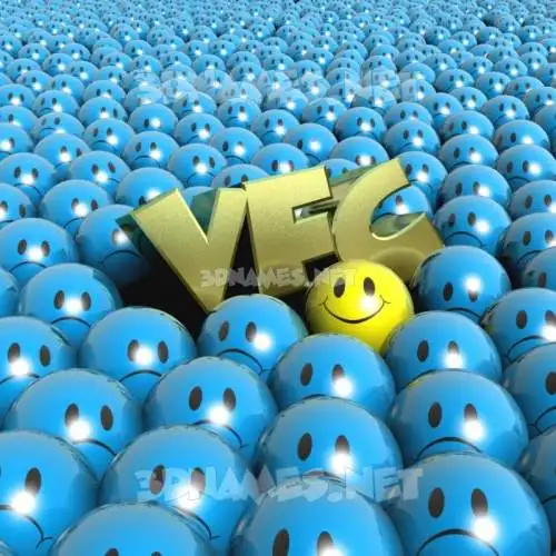 vfc in Special Smileys style - 3D name wallpaper vfc in Special Smileys style - 3D name wallpaper