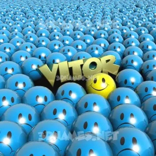 vitor in Special Smileys style - 3D name wallpaper vitor in Special Smileys style - 3D name wallpaper