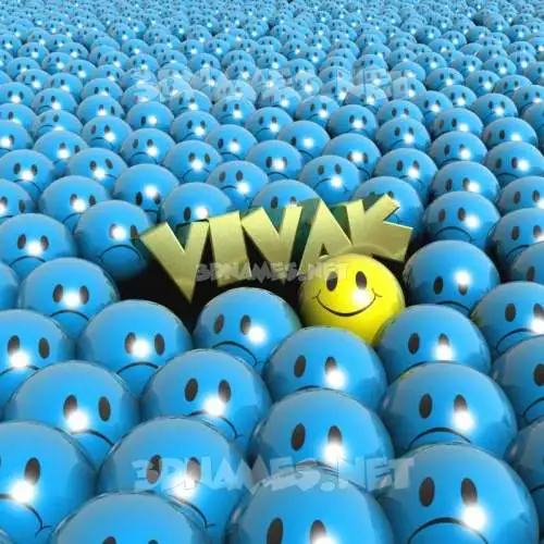 vivak in Special Smileys style - 3D name wallpaper vivak in Special Smileys style - 3D name wallpaper