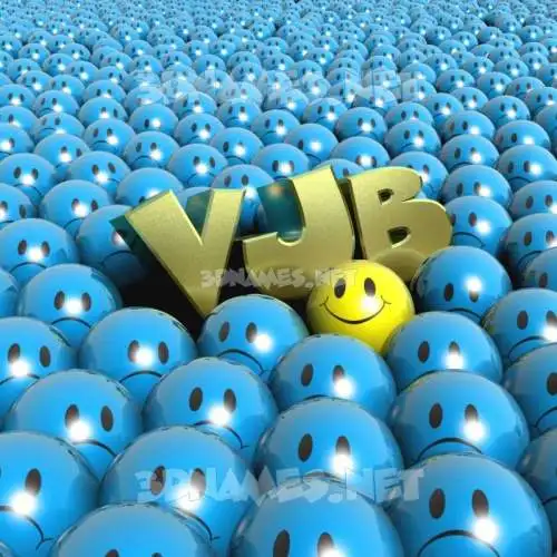 vjb in Special Smileys style - 3D name wallpaper vjb in Special Smileys style - 3D name wallpaper