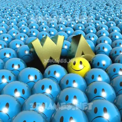 w a in Special Smileys style - 3D name wallpaper w a in Special Smileys style - 3D name wallpaper