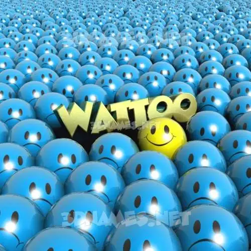 wattoo in Special Smileys style - 3D name wallpaper wattoo in Special Smileys style - 3D name wallpaper
