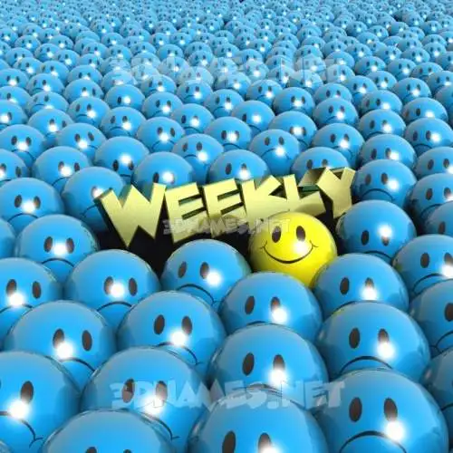 weekly in Special Smileys style - 3D name wallpaper weekly in Special Smileys style - 3D name wallpaper