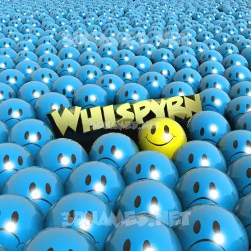 whispyrn in Special Smileys style - 3D name wallpaper