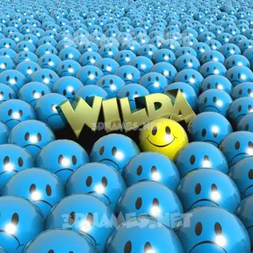 wilda in Special Smileys style - 3D name wallpaper wilda in Special Smileys style - 3D name wallpaper