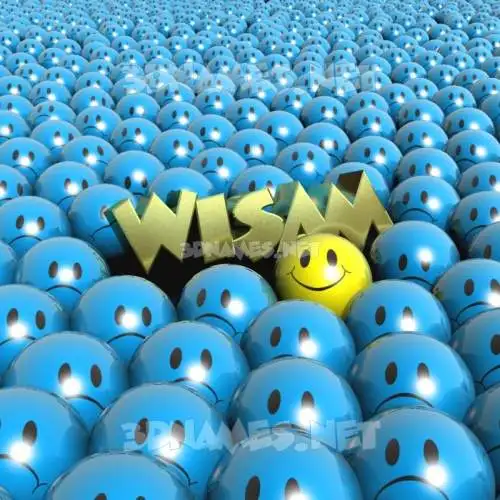 wisam in Special Smileys style - 3D name wallpaper
