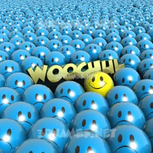 woochul in Special Smileys style - 3D name wallpaper
