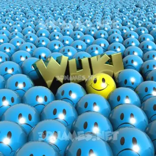 wuki in Special Smileys style - 3D name wallpaper wuki in Special Smileys style - 3D name wallpaper