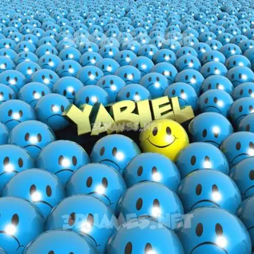 yariel in Special Smileys style - 3D name wallpaper