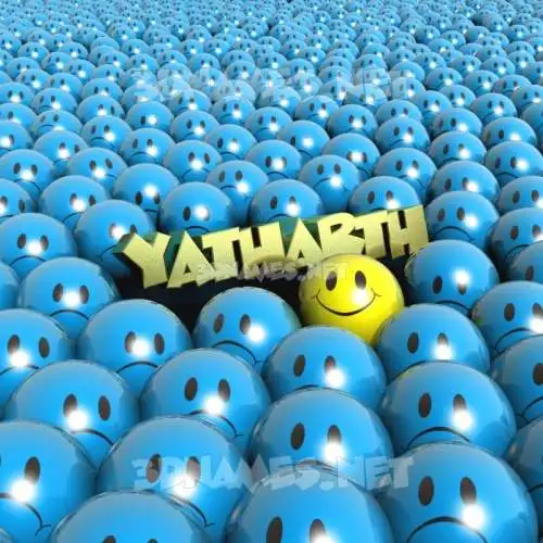 yatharth in Special Smileys style - 3D name wallpaper