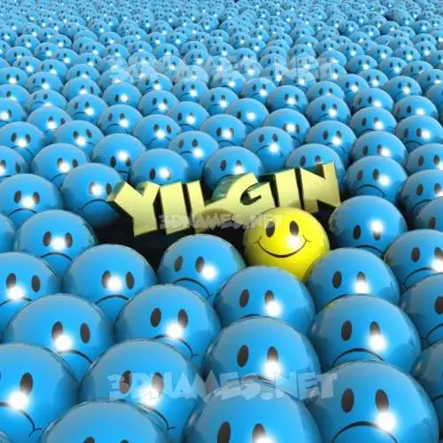 yilgin in Special Smileys style - 3D name wallpaper