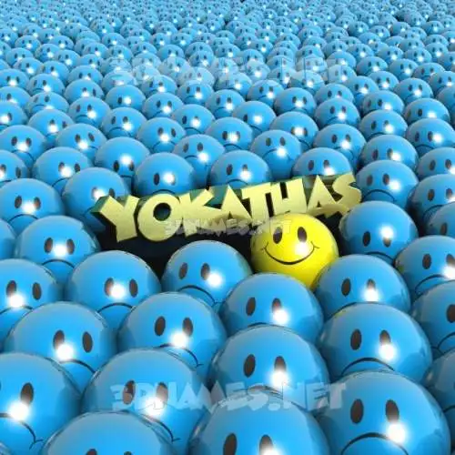 yokathas in Special Smileys style - 3D name wallpaper yokathas in Special Smileys style - 3D name wallpaper