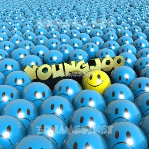youngjoo in Special Smileys style - 3D name wallpaper youngjoo in Special Smileys style - 3D name wallpaper