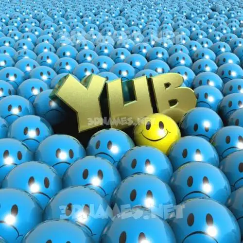 yub in Special Smileys style - 3D name wallpaper yub in Special Smileys style - 3D name wallpaper