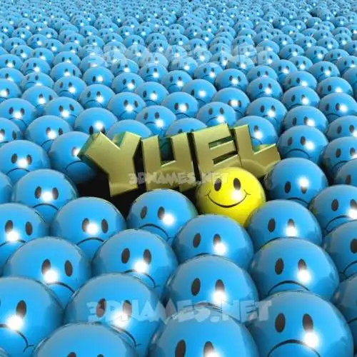yuel in Special Smileys style - 3D name wallpaper yuel in Special Smileys style - 3D name wallpaper