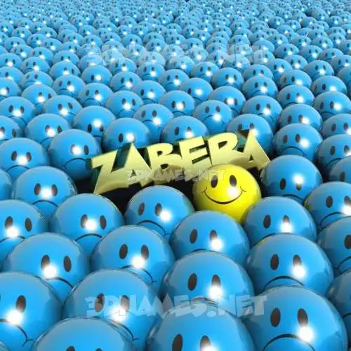 zabera in Special Smileys style - 3D name wallpaper zabera in Special Smileys style - 3D name wallpaper