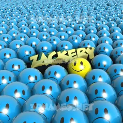 zackery in Special Smileys style - 3D name wallpaper zackery in Special Smileys style - 3D name wallpaper