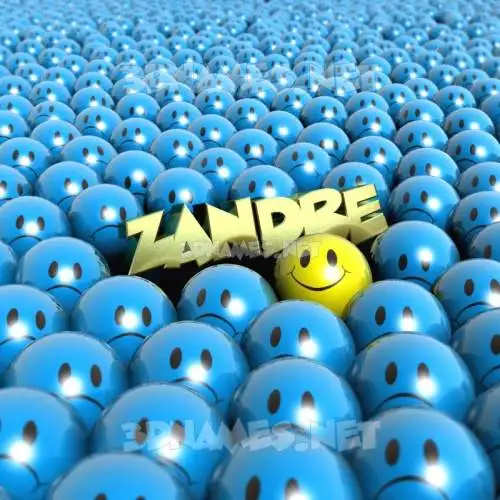 zandre in Special Smileys style - 3D name wallpaper zandre in Special Smileys style - 3D name wallpaper