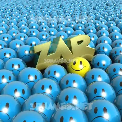 zar in Special Smileys style - 3D name wallpaper