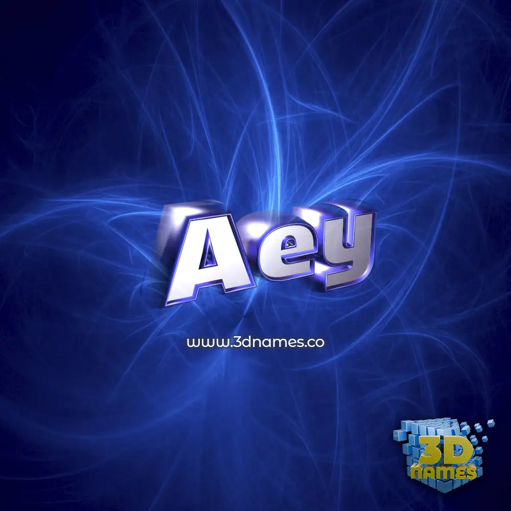 aey in Plasma style - 3D name wallpaper aey in Plasma style - 3D name wallpaper