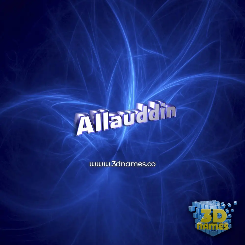 allauddin in Plasma style - 3D name wallpaper allauddin in Plasma style - 3D name wallpaper