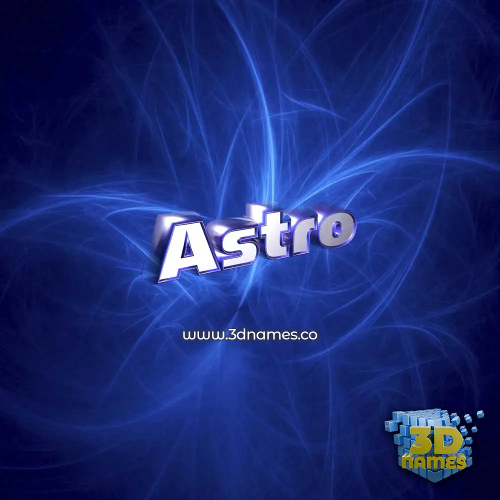 astro in Plasma style - 3D name wallpaper astro in Plasma style - 3D name wallpaper