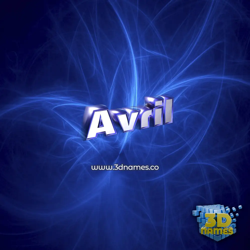 avril in Plasma style - 3D name wallpaper avril in Plasma style - 3D name wallpaper