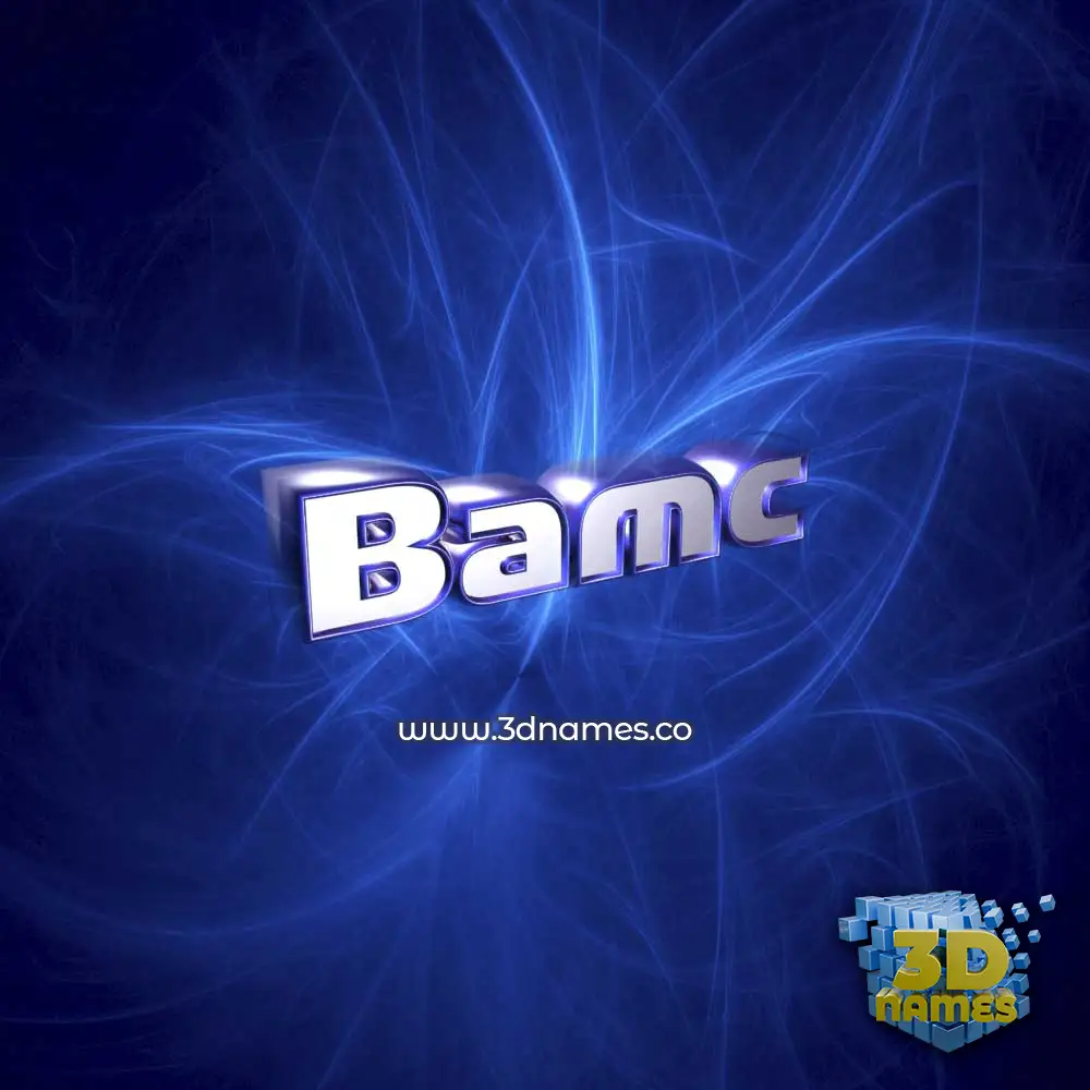 bamc in Plasma style - 3D name wallpaper bamc in Plasma style - 3D name wallpaper