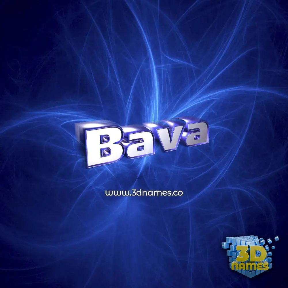 bava in Plasma style - 3D name wallpaper bava in Plasma style - 3D name wallpaper