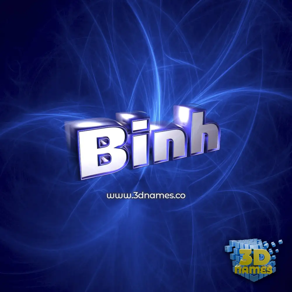 binh in Plasma style - 3D name wallpaper