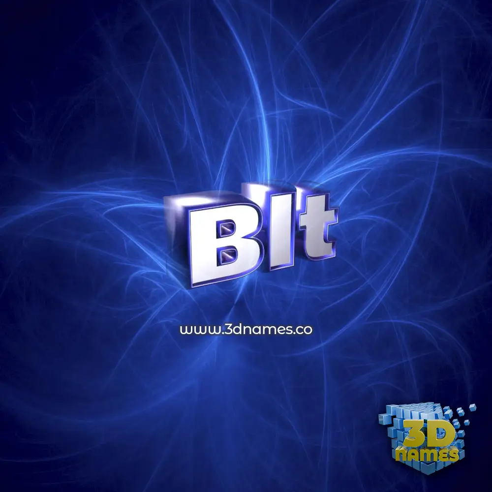 blt in Plasma style - 3D name wallpaper blt in Plasma style - 3D name wallpaper