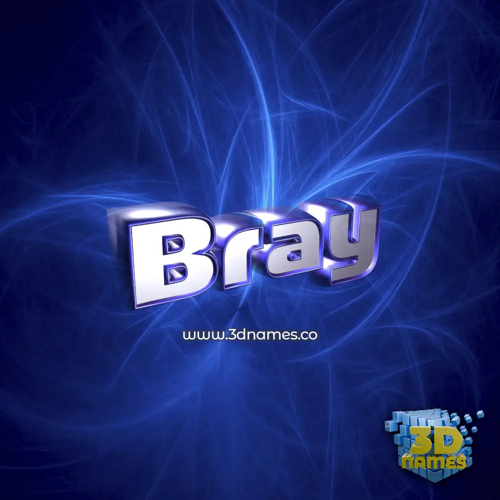 bray in Plasma style - 3D name wallpaper bray in Plasma style - 3D name wallpaper