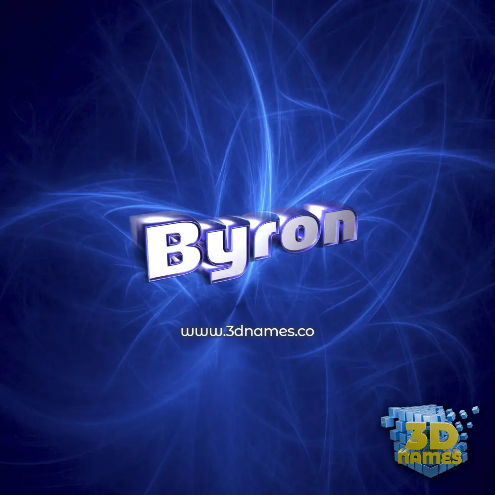 byron in Plasma style - 3D name wallpaper