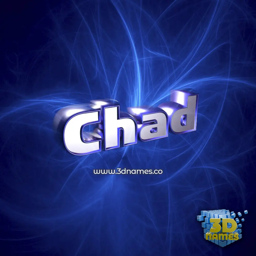 chad in Plasma style - 3D name wallpaper chad in Plasma style - 3D name wallpaper