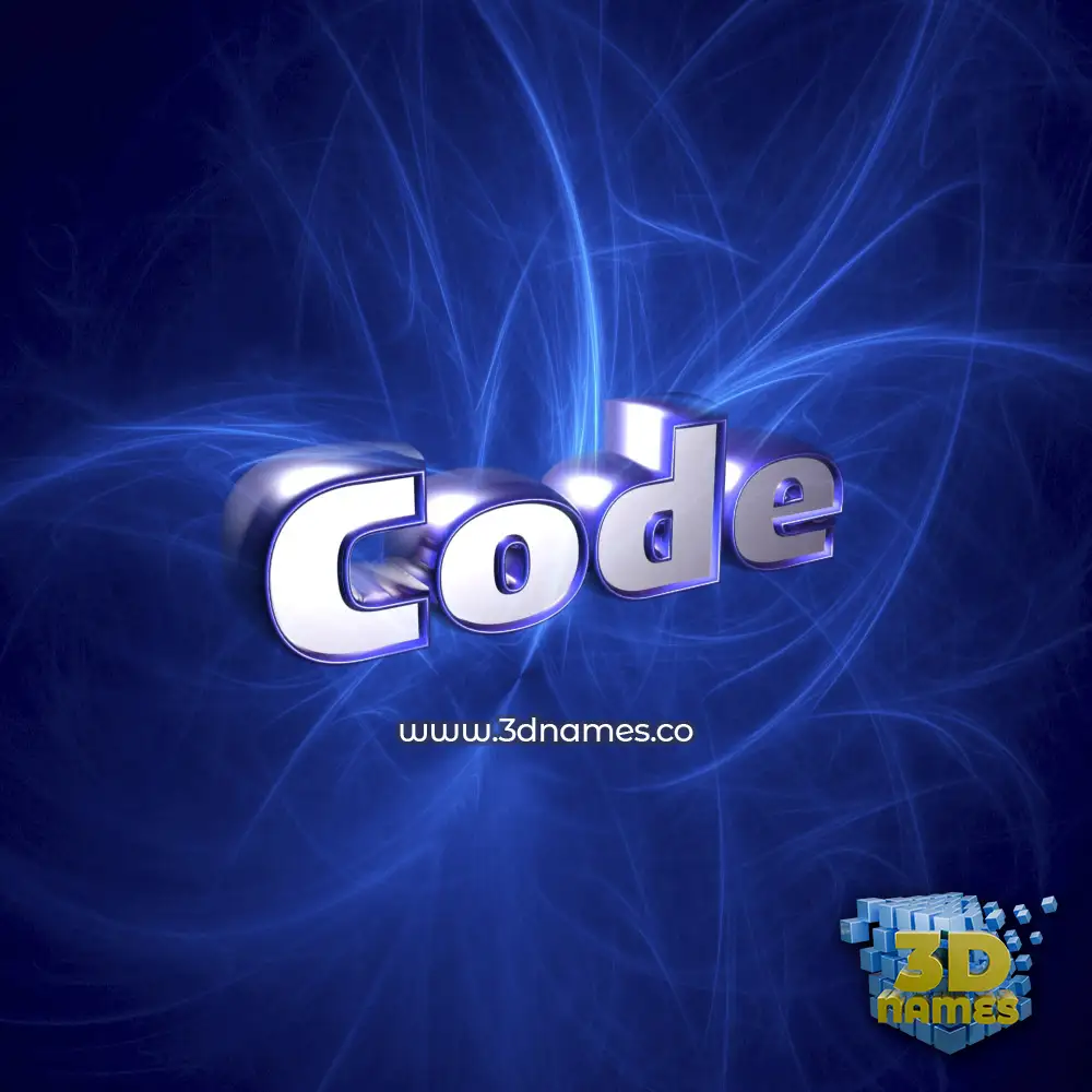 code in Plasma style - 3D name wallpaper code in Plasma style - 3D name wallpaper