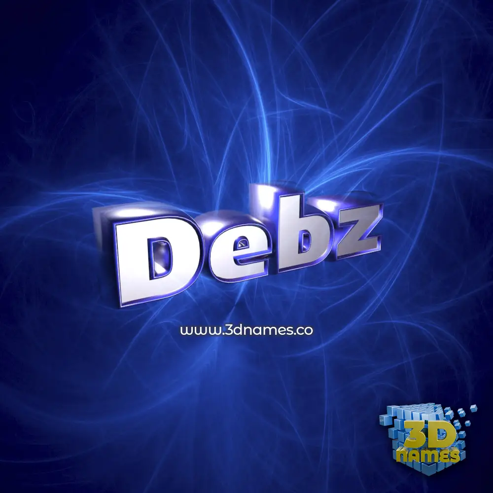debz in Plasma style - 3D name wallpaper debz in Plasma style - 3D name wallpaper