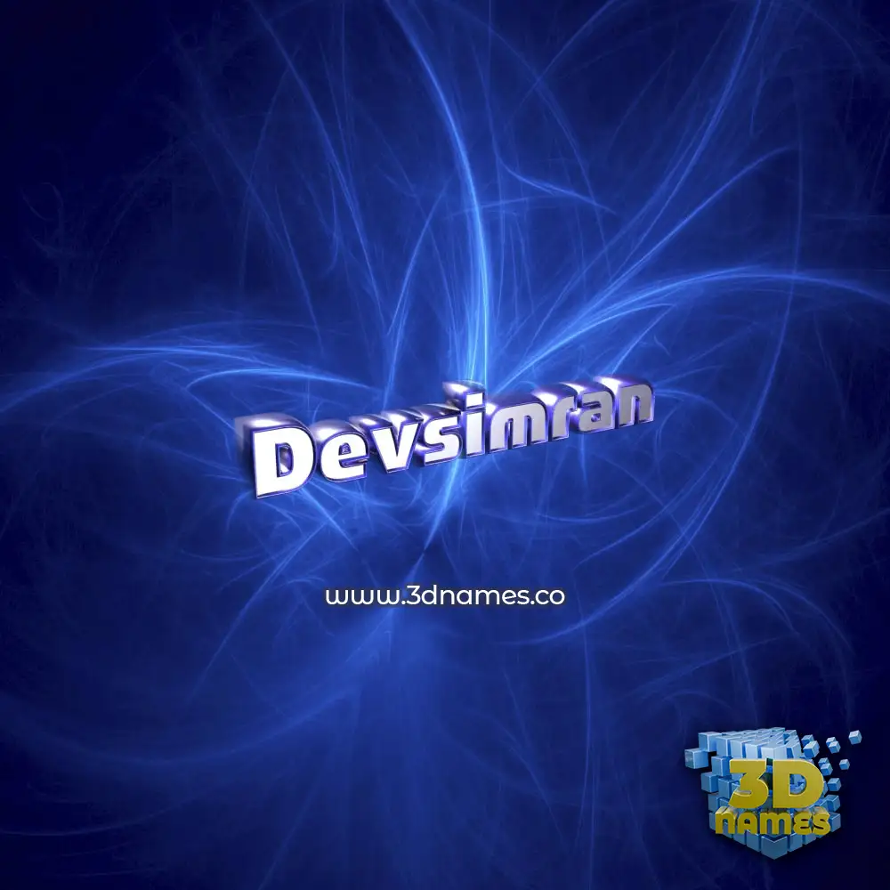 devsimran in Plasma style - 3D name wallpaper devsimran in Plasma style - 3D name wallpaper