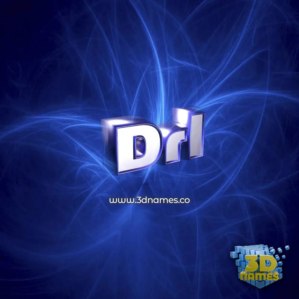 drl in Plasma style - 3D name wallpaper drl in Plasma style - 3D name wallpaper