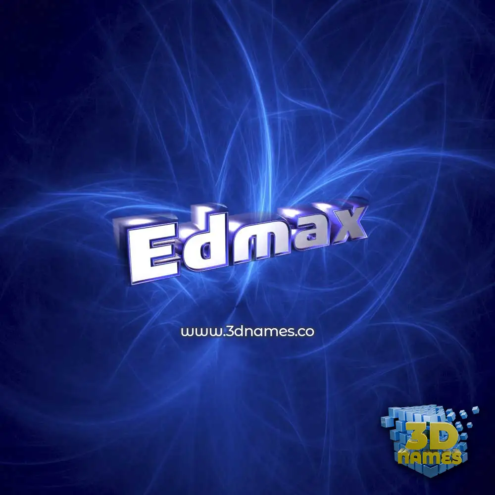 edmax in Plasma style - 3D name wallpaper edmax in Plasma style - 3D name wallpaper